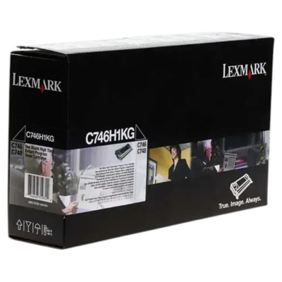 C746H1KG | C746/C748 | Original Lexmark High-Yield Toner Cartridge - Black