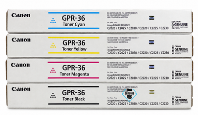 Canon GPR-36 CYMK Set | 3782B003AA, 3783B003AA, 3784B003AA, 3785B003AA | Original Canon Toner Cartridge Set - Black, Cyan, Magenta, Yellow
