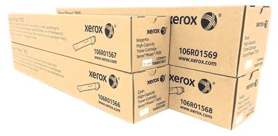 Xerox Set | 106R01566, 106R01567, 106R01568, 106R01569 | Original Xerox High-Yield Toner Cartridge Set – Black, Color