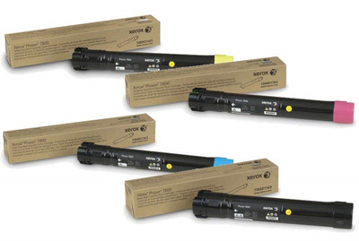 Phaser 7800 | 106R01563 106R01564 106R01565 106R01569 | Original Xerox Toner Cartridge Set – Black, Color