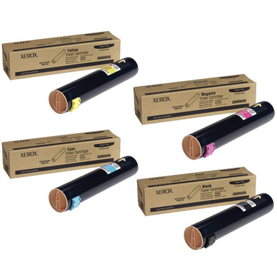 Phaser 7760 | 106R01160 106R01161 106R01162 106R01163 | Original Xerox Toner Cartridge Set – Black, Color