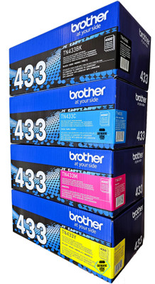 TN-433 Set | Original Brother Toner Cartridges – Black, Colors