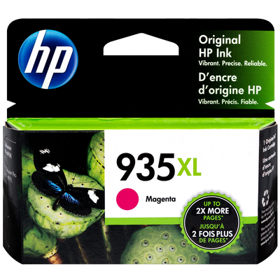 Original HP 935XL C2P25AN #140 Magenta High-Yield Ink Cartridge