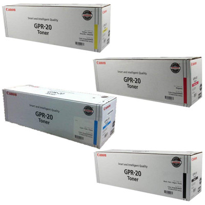 Canon GPR-20 CYMK Set | 1066B001AA 1067B001AA 1068B001AA 1069B001AA | Original Canon Toner Cartridge Set – Black, Cyan, Magenta, Yellow
