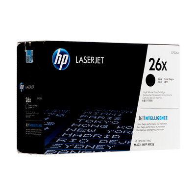 CF226X | HP 26X | Original High-Yield LaserJet Toner Cartridge - Black CF226X | HP 26X | Original High-Yield LaserJet Toner Cartridge - Black