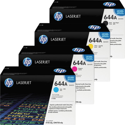 HP 644A SET | Q6460A, Q6461A, Q6462A, Q6463A | Original HP Toner Cartridge - Black, Cyan, Yellow, Magenta