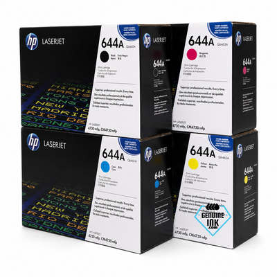 HP 644A SET | Q6460A, Q6461A, Q6462A, Q6463A | Original HP Toner Cartridge - Black, Cyan, Yellow, Magenta
