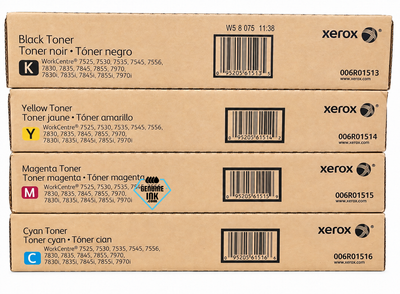 Xerox Set | 006R01513, 006R01514, 006R01515, 006R01516 | Original Xerox Toner Cartridge Set – Black, Color