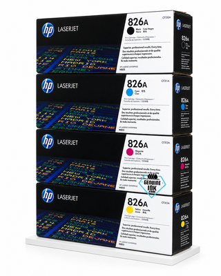HP 826A SET | CF310A, CF311A, CF312A, CF313A | Original HP Toner Cartridge - Black, Cyan, Yellow, Magenta