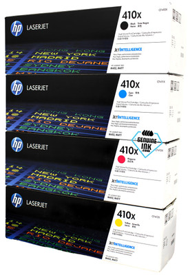 HP 410X SET | CF410X, CF411X, CF412X, CF413X | Original HP Toner Cartridge - Black, Cyan, Yellow, Magenta