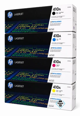 HP 410A SET | CF410A, CF411A, CF412A, CF413A | Original HP Toner Cartridge - Black, Cyan, Yellow, Magenta