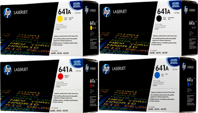 HP 641A SET | C9720A, C9721A, C9722A, C9723A | Original HP Toner Cartridge - Black, Cyan, Yellow, Magenta