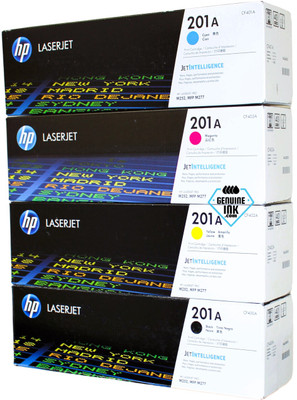 HP 201A SET | CF400A, CF401A, CF402A, CF403A | Original HP Toner Cartridge - Black, Cyan, Yellow, Magenta