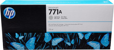 B6Y22A | HP 771A | Original HP DesignJet Ink Cartridge - Light Gray