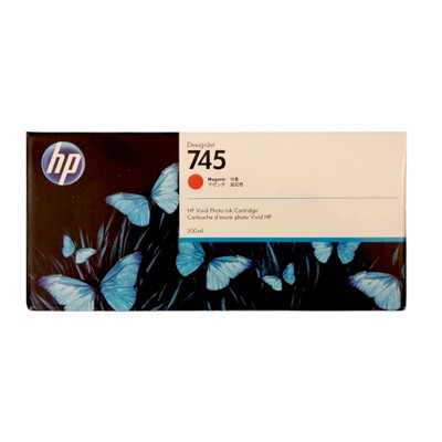 F9K01A | HP 745 | Original HP 300ml Ink Cartridge - Magenta
