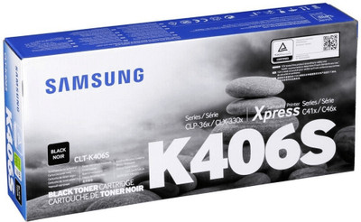 CLTK406S | Original Samsung (CLT-K406S) Toner Cartridge – Black