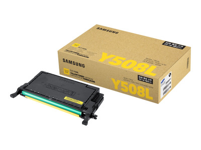 CLT-Y508L | Original Samsung (SU535A) High-Yield Toner Cartridge – Yellow