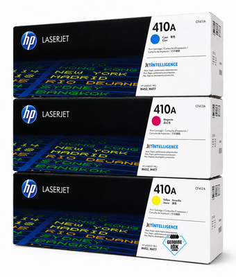 CF251AM | HP 410A | Original HP Laser Toner Combo Pack - Tri-Color