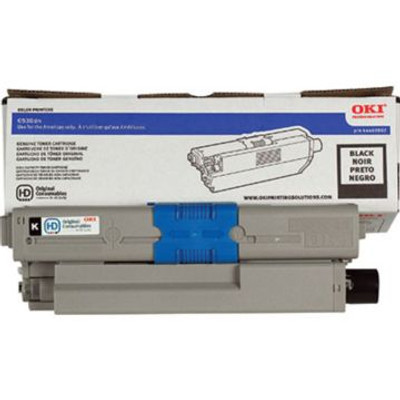 Original OKI 44469802 High-Yield Laser Toner Cartridge  Black