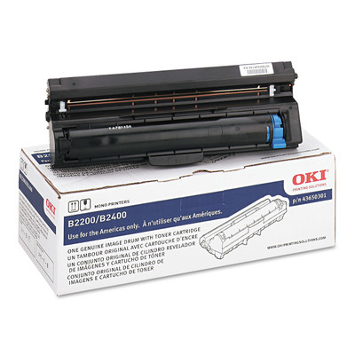 43640301 | Original Okidata F/B2200/2400 Toner Cartridge - Black