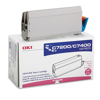 Original Oki C7200/C7400 41304206 Magenta Toner Cartridge