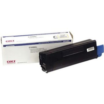 Original OKI 43034801 Yellow Laser Toner Cartridge