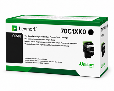 70C1XK0 | Original Lexmark Extra High-Yield Toner Cartridge – Black