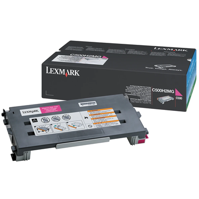 Original Lexmark C500H2MG High-Yield Toner Cartridge  Magenta