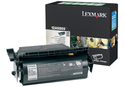 Original Lexmark 12A6869 Black High-Yield Laser Toner Cartridge