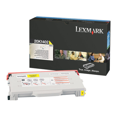 Original Lexmark 20K1402 High-Yield Laser Toner Cartridge  Yellow