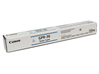 Original Canon GPR-36 3783B003AA Cyan Laser Toner Cartridge