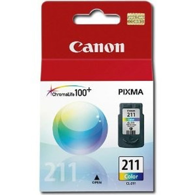 Original Canon CL211 Color Inkjet Cartridge for MP240, MP480 &amp MX330