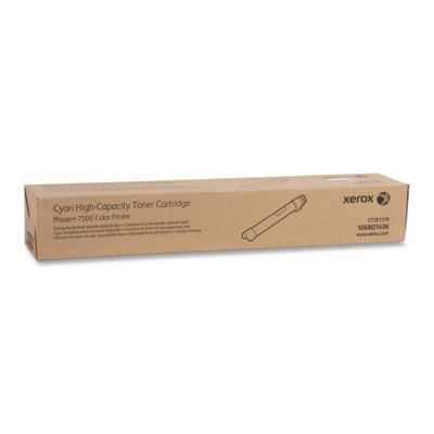 106R01436 | Original Xerox High-Yield Laser Toner Cartridge - Cyan