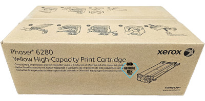 106R01394 | Phaser 6280 | Original Xerox High-Yield Toner Cartridge - Yellow