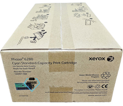 106R01388 | Phaser 6280 | Original Xerox Toner Cartridge - Cyan