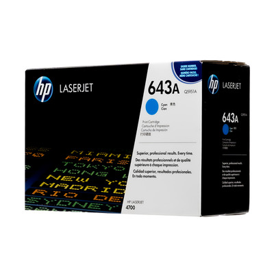 Q5951A | HP 643A | Original HP Toner Cartridge – Cyan