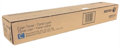Original Xerox 006R01222 Docu240/Wc7765 Cyan Toner