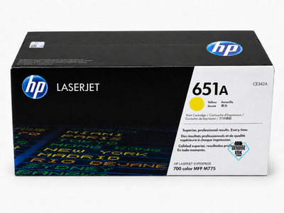 CE342A | HP 651A | Original HP Toner Cartridge - Yellow