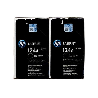 Q6000AD | HP 124A | Original HP Dual Pack Toner Cartridges – Black
