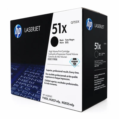 Q7551X | HP 51X | Original HP High-Yield Toner Cartridge - Black