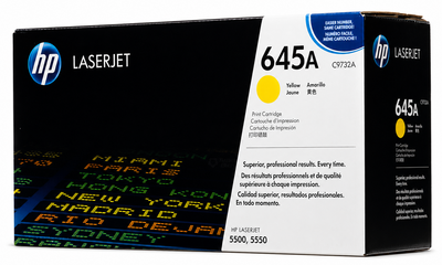 C9732A | HP 645A | Original HP Toner Cartridges - Yellow
