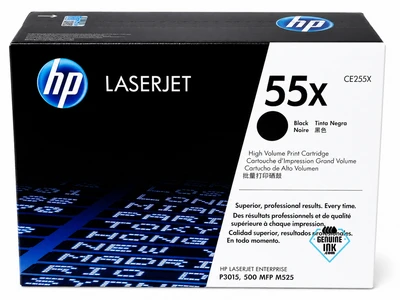 CE255X | HP 55X | Original HP High-Yield Toner Cartridge - Black