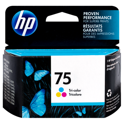 CB337WN | HP 75 | Original HP Ink Cartridge – Tri-Color