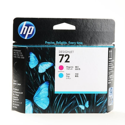 C9383A | HP 72 | Original HP Printhead (Two-Color Pack) - Cyan, Magenta