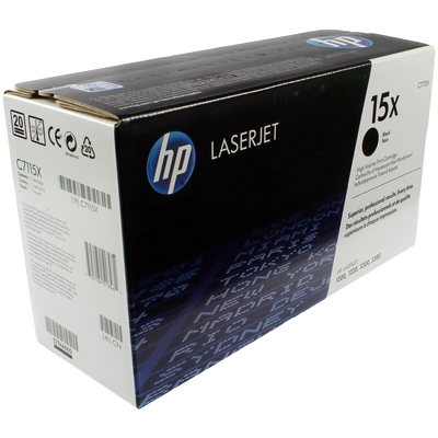 C7115X | HP 15X | Original HP High-Yield Toner Cartridge - Black