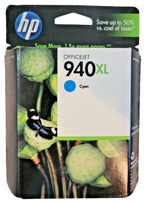 C4907AN | HP 940XL | Original HP Ink Cartridge - Cyan