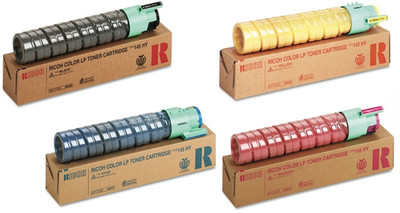Ricoh Type 145HY Set | 888308 888309 888310 888311 | Original Ricoh Laser Toner Cartridges – Black, Cyan, Magenta, Yellow
