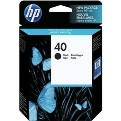 Original HP 40 Black Inkjet Cartridge