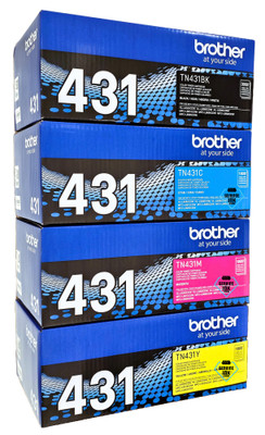 TN-431 Set | Original Brother Toner Cartridges – Black, Cyan, Magenta, Yellow