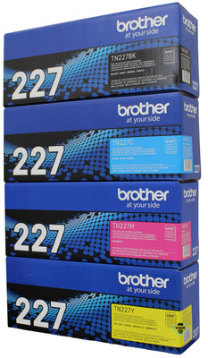TN-227 Set | Original Brother High-Yield Toner Cartridges – Black, Cyan, Magenta, Yellow
